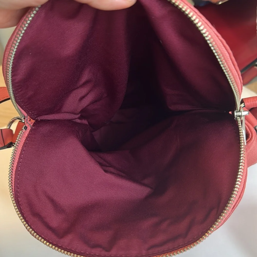 Marc Jacobs Dusty Pink Natasha Fold Over Crossbody Bag with Adjustable Strap - Picture 8 of 10